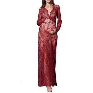 Maternity Pregnancy Photography Props Long Dress